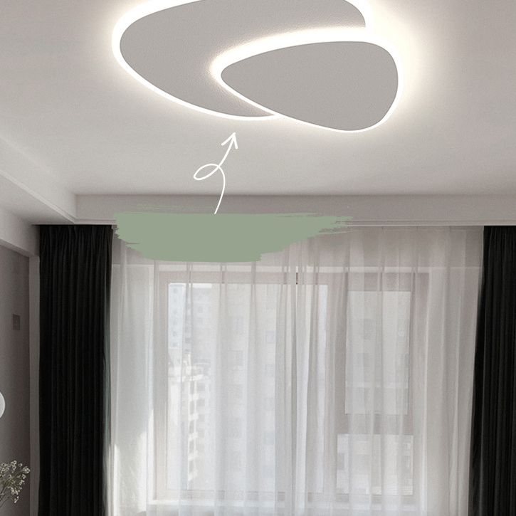 Steen inbouwverlichtingsarmaturen Acryl minimalistische inbouwplafondlamp voor slaapkamer