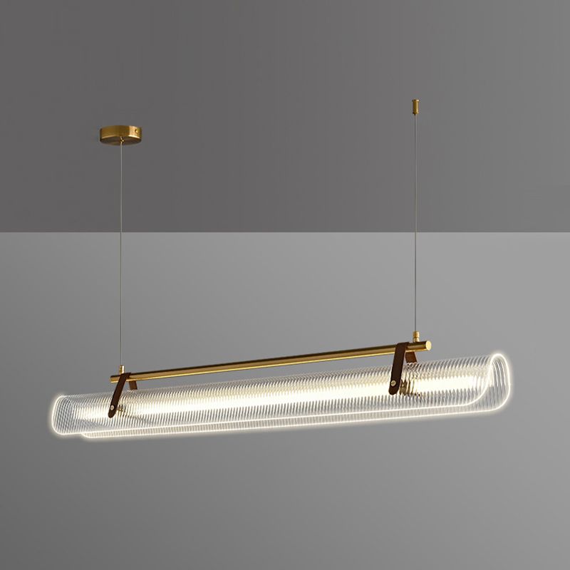 Modern LED Ceiling Light Golden/Black Kitchen Island Lighting for Dining Room