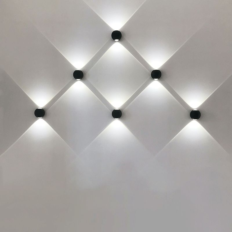 Modern Style Ball Wall Lighting Fixtures Metal Multi Lights Wall Washer Sconce