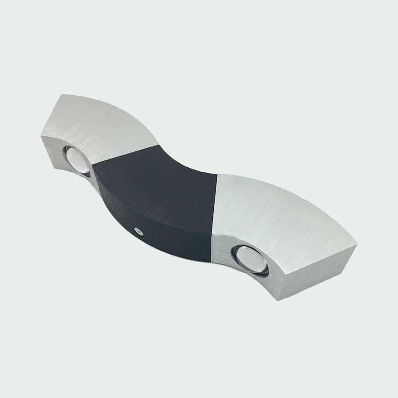 Aluminum Wave Design Wall Mounted Light Contemporary LED Silver Finish Sconce Light in Warm/White Lighting