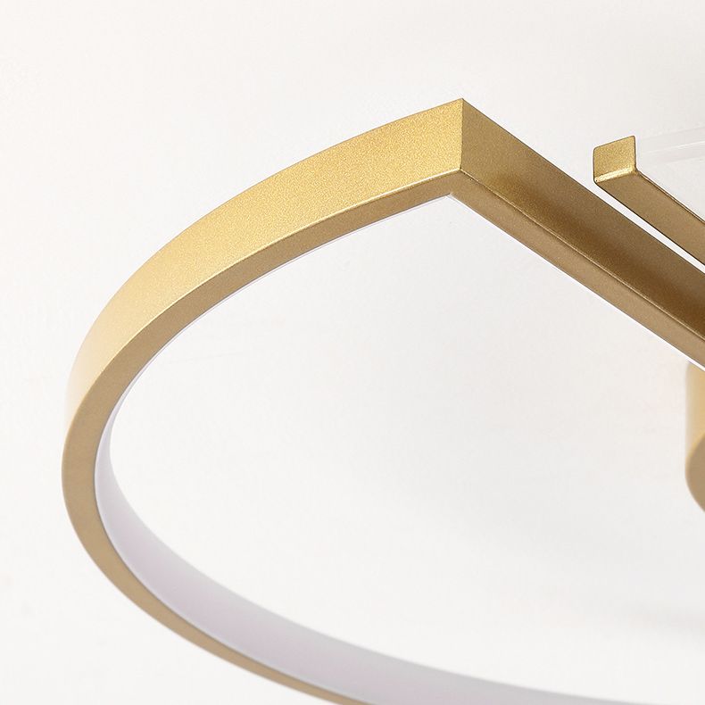 Monte de lavado LED lacado circular en modernos estilo acrílico de estilo acrílico de estilo conciso para sala de estar