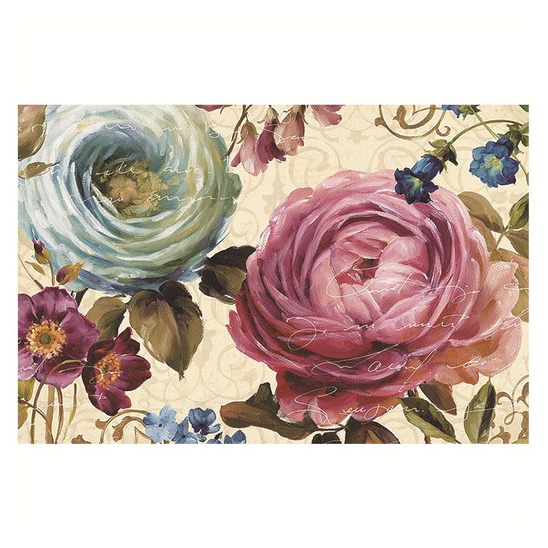 Stylish Modern Area Carpet Floral Pattern Polyester Area Rug Stain Resistant Rug for Home Decor