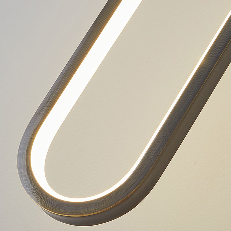 Metal Oval Shade Wall Sconce Modern Style Single Light Wall Mount Lighting in Black