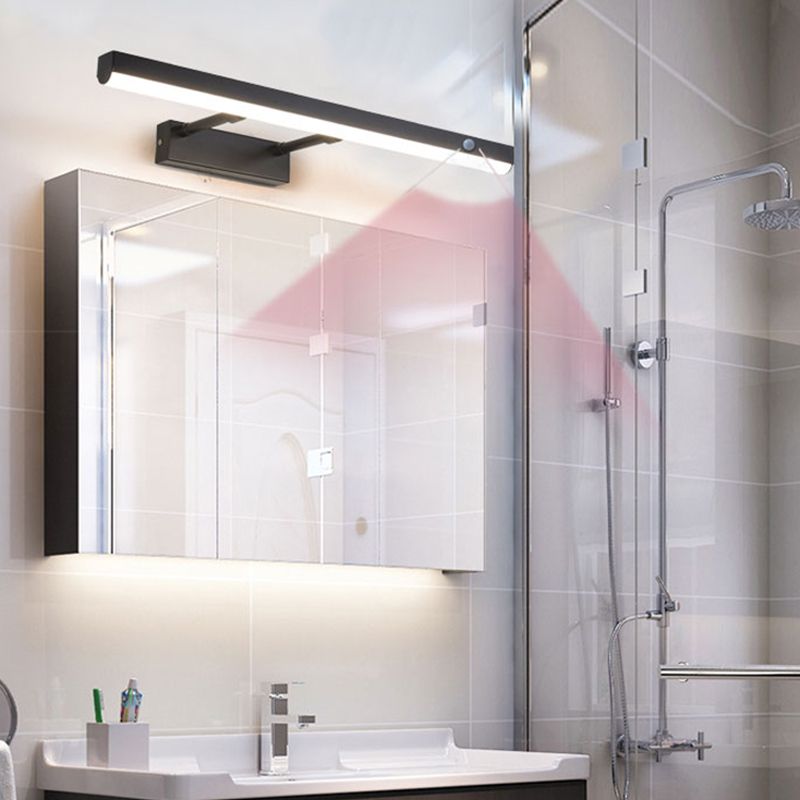 1 Fissaggio di illuminazione da vanità sottile leggera Luci a specchio a led in metallo moderno
