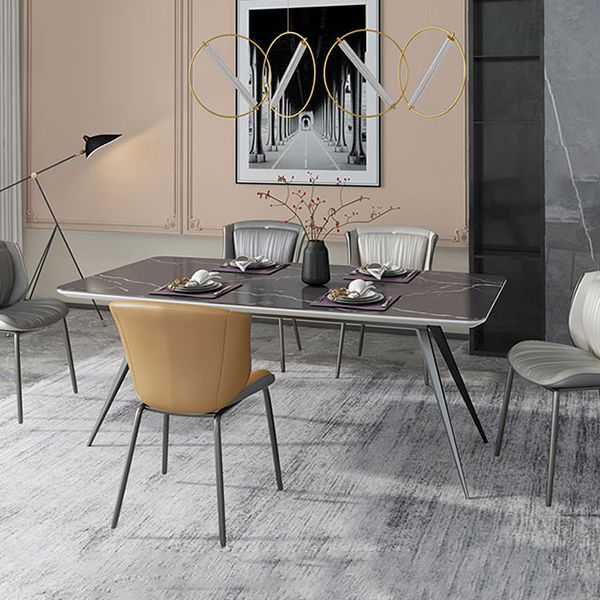 Silla auxiliar para el hogar, silla de metal tapizada con respaldo lateral para comedor (juego de 2)