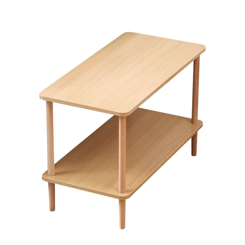 20.87" Tall Contemporary Style Side End Table Wooden 4 Legs Sofa Side Accent Table