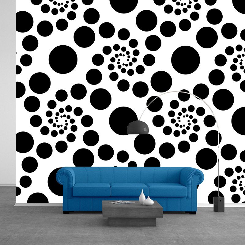Illustration Modern Mural Wallpaper with Geometric Patterns for Decoration