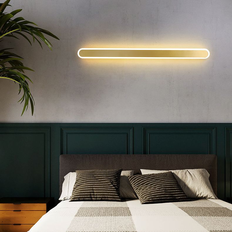 Moderne minimalistische stijl lineaire wandgemonteerde verlichtingsarmatuur metalen wand sconce verlichting voor woonkamer