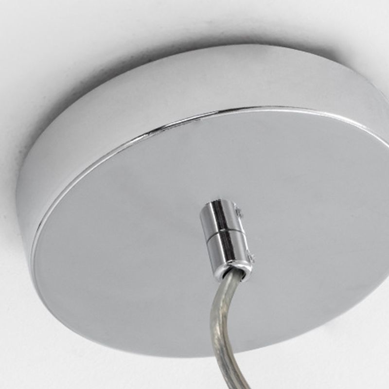 Cercle Shaped Sanging Lighting Modern Style Metal 1 Light Hanging Lamping pour le chevet