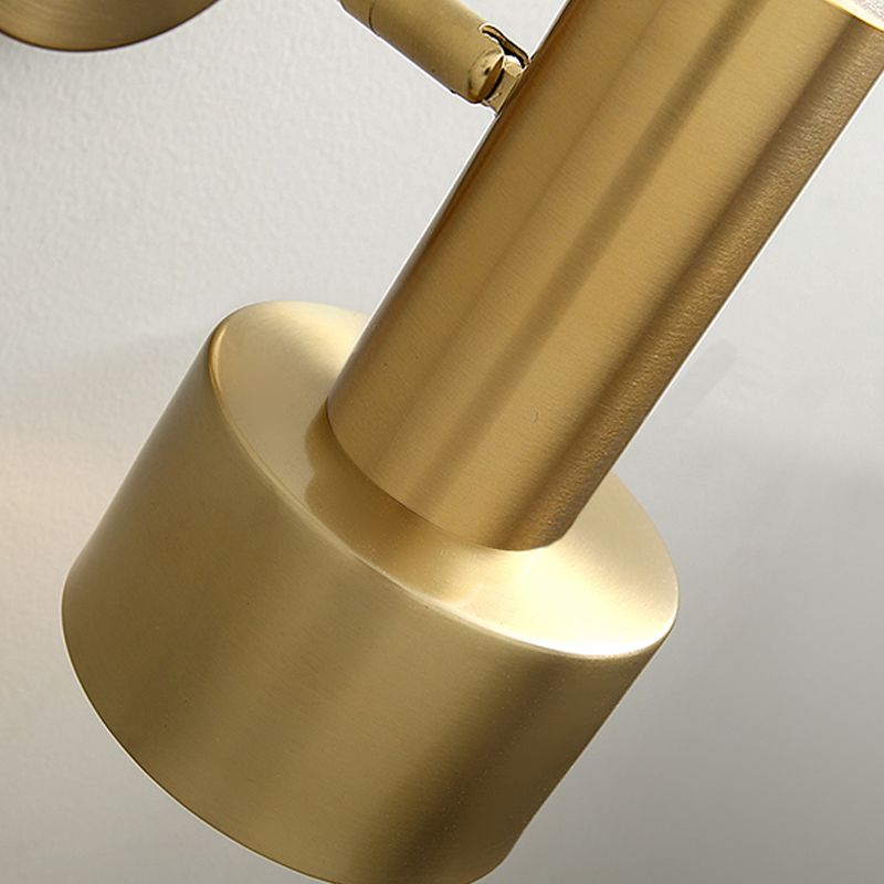 Modern Wall Sconce Metallic Wall Light Fixture with Adjustable Arm