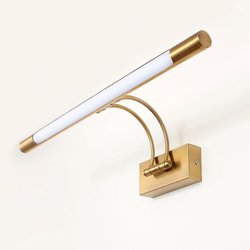 Simplicité Vanité cylindrique Lumières Lumières murales en aluminium pour salle de bain