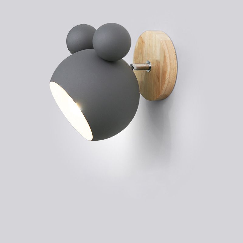 7 "H MacAroon Style Cartoon Mini Wall Lampada Nordic Stile Simplezza SIMPLICITÀ SCONCI