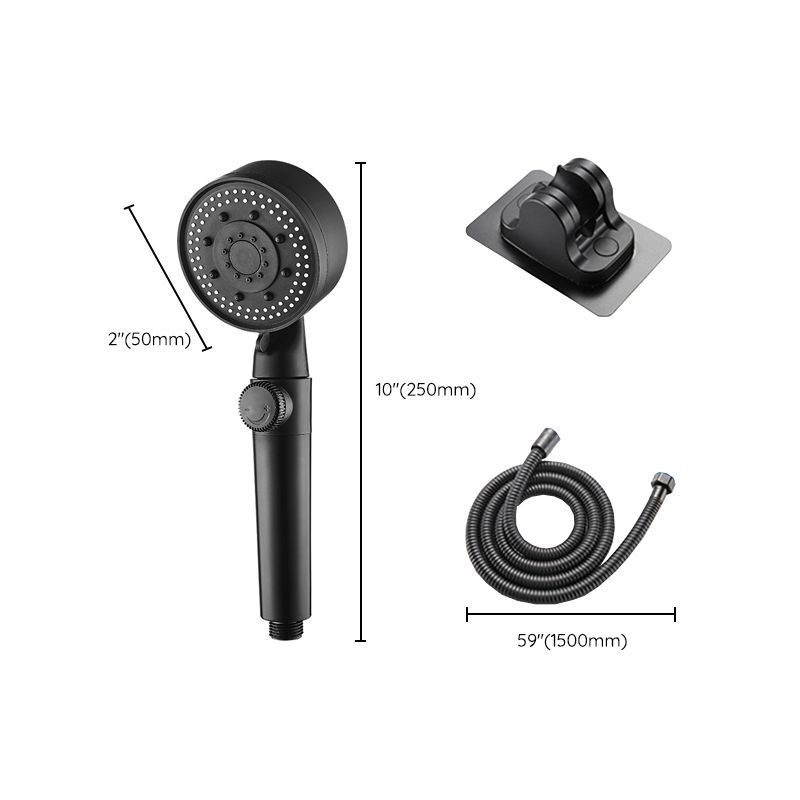 Modern Shower Head Plastic Wall-mounted Shower Head with Adjustable Spray Pattern