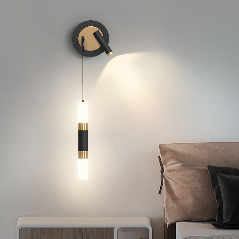 Multi Light Linear Wall Sconce Modern Style Metal Wall Lighting for Living Room