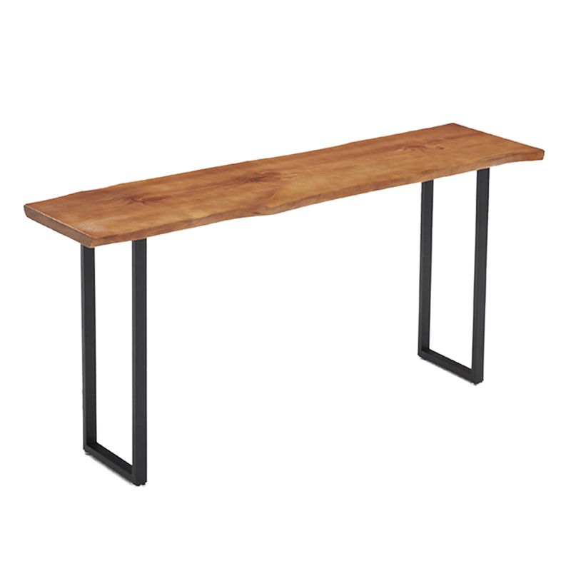 Industrial Rectangle Solid Wood Bar Table Set 1/5 Pieces Counter Table with Stools