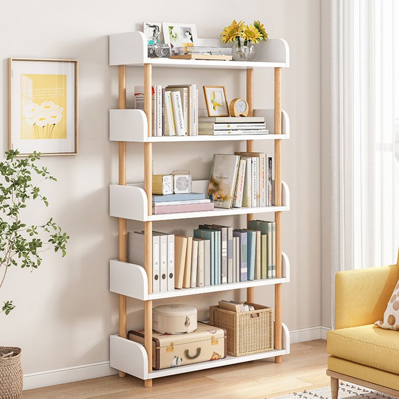 Scandinavian Bookshelf Engineered Wood Shelf Bookcase for Office