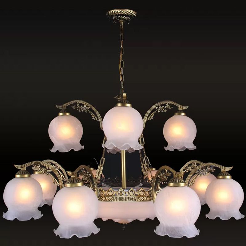 15 têtes d'éclairage de lustre