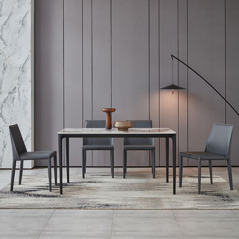 Contemporary 1/2/5 Pieces Dining Set Sintered Stone Dining Room Set