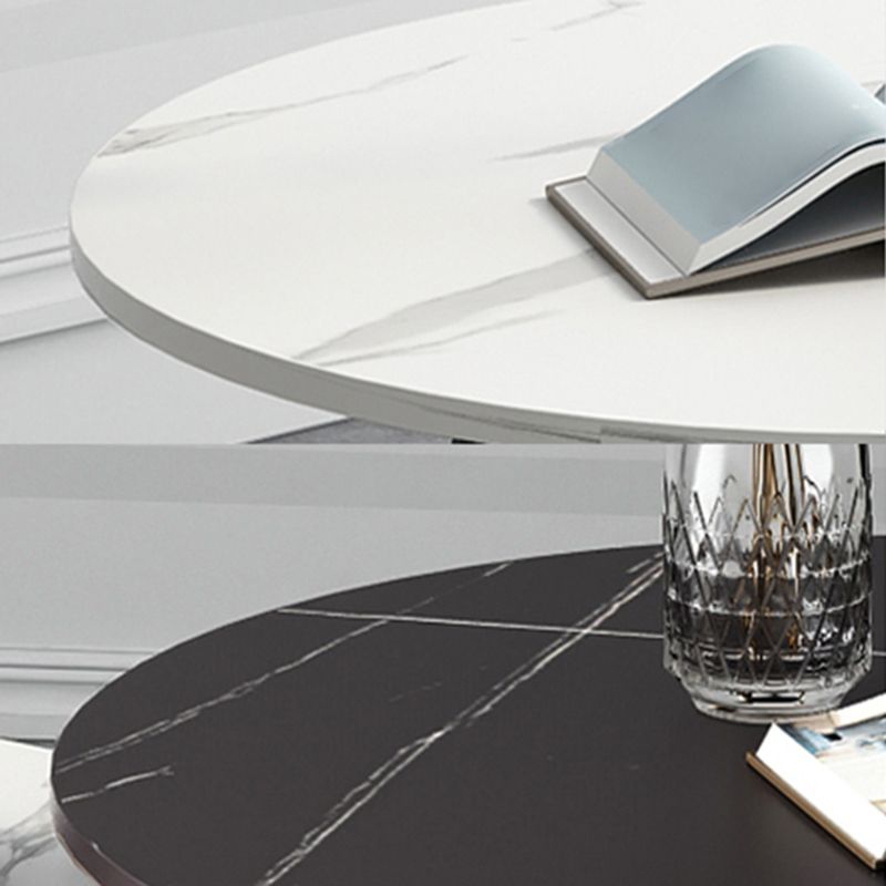 Slate Coffee Table Set Contemporary 4 Legs Coffee Cocktail Table