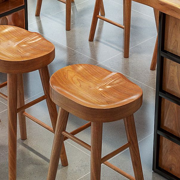 Industrial 1/2/9 Pieces Solid Wood Bar Table Set Fixed Counter Set for Home Use