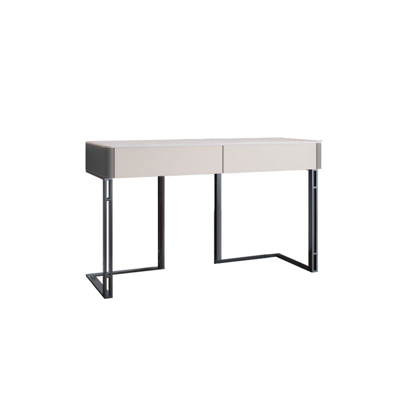 Contemporary Pine Makeup Vanity Desk with Drawers Vanity Makeup Table Set