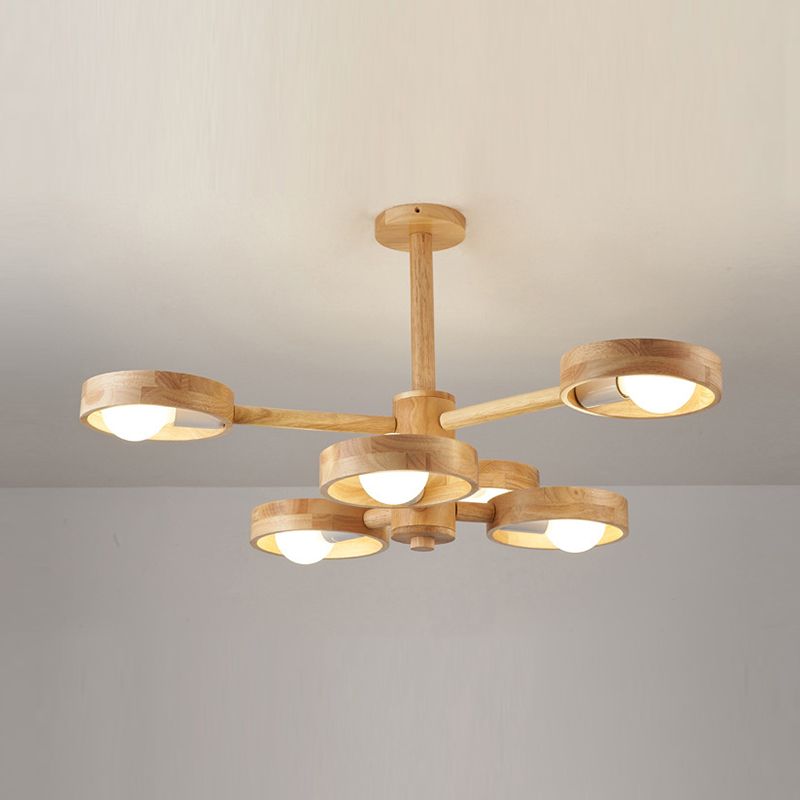 Multi -Leuchtring -Zweighängung mit Gummiholzhängung von Gummi -Hängern für das Studium