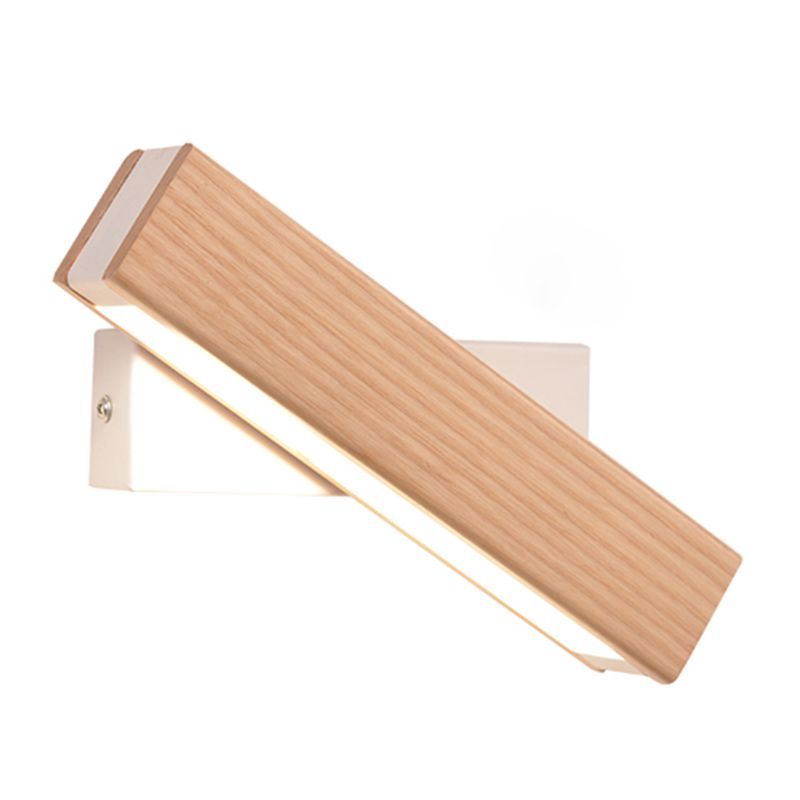 Luminaire en bois en bois à 1 lumière réglable