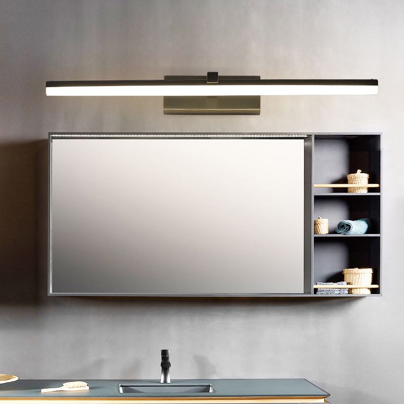 Modern Linear Vanity Sconce Lights Metal 1-Light Wall Lighting Fixture for Bathroom
