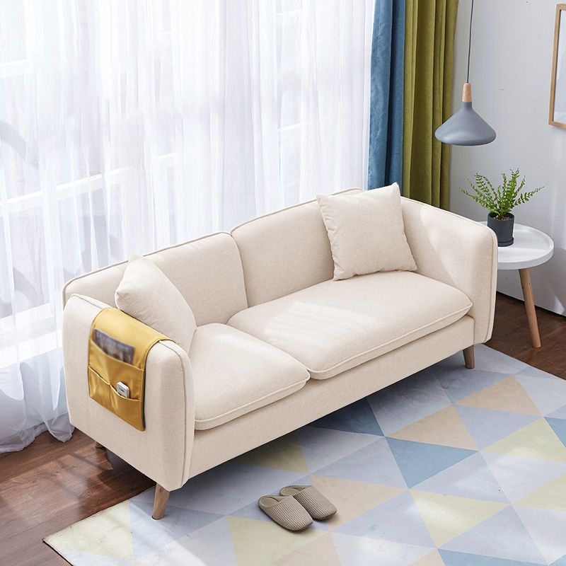 Canapé-carré moderne du linge de 30 "canapé de coussins W pour le salon