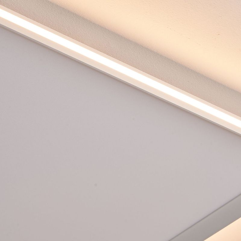 Minimalism Oval LED Hanging Pendant Lights in White for Dining Room
