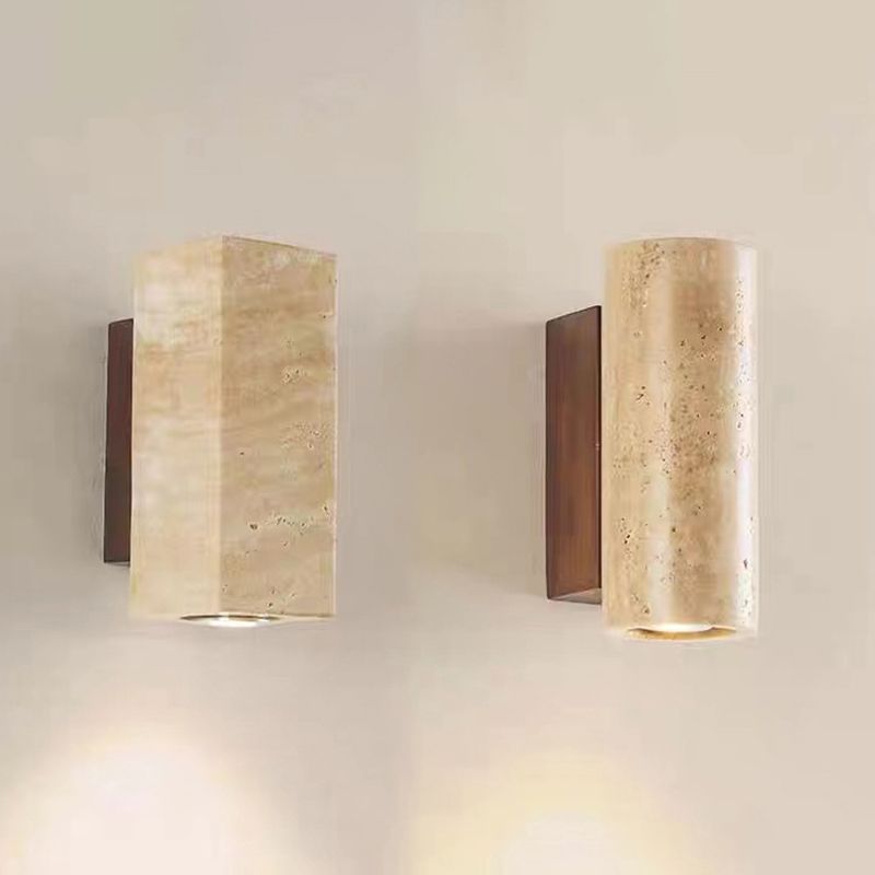 Contemporary Single Brown Wall Mounted Sconce Unique Wall Light