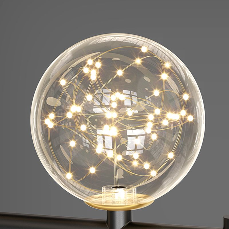 Idee per illuminazione dell'isola a led in metallo moderno lampada lampadario lineare per sala da pranzo