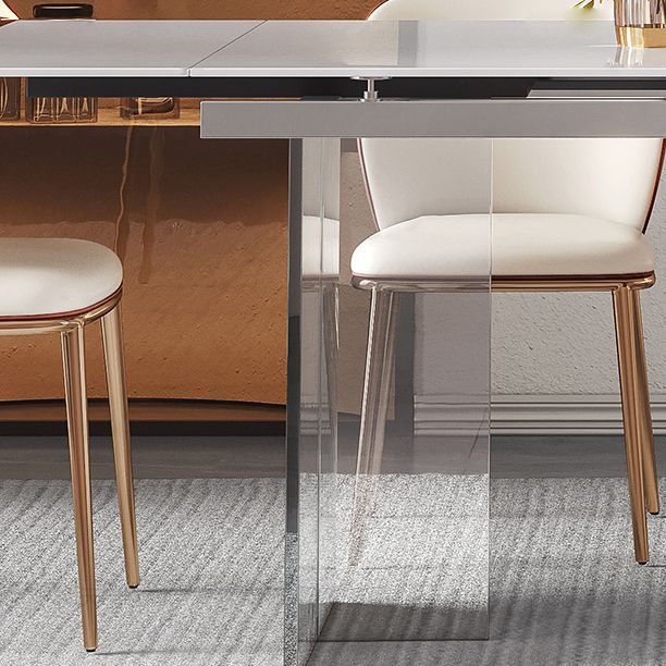 Nordic Glam 1/4/5/7 Pieces Dining Set Sintered Stone Dining Table Set for Home