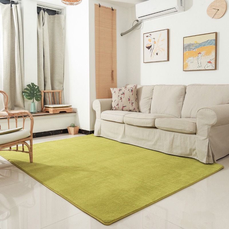 Colorful Area Rug Polyester Area Carpet Anti-Slip Easy Care Rug for Drawing Room