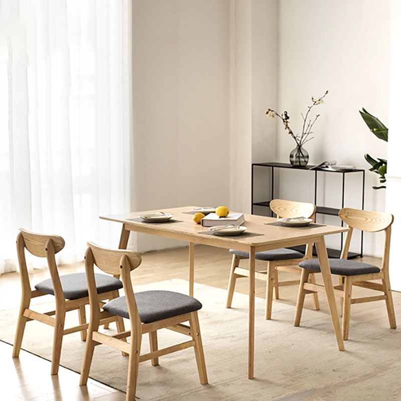 Sedia da sala da pranzo aperta moderna imbottitura.