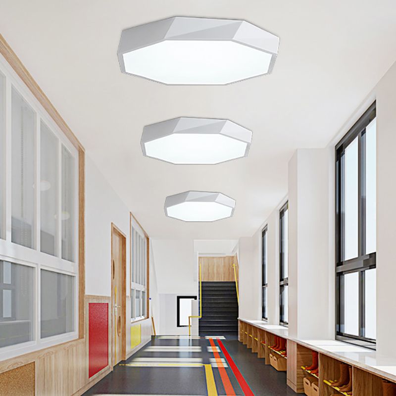 Modern Minimalist LED Ceiling Light Creative Geometric Flush Mount Ceiling Lamp