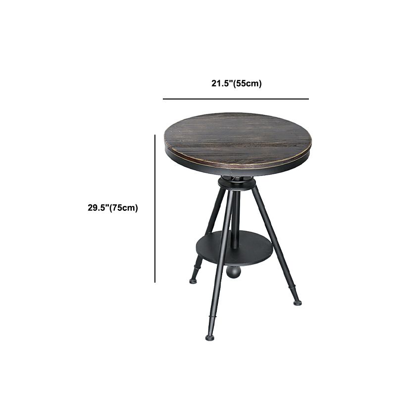 Modern Style Round Solid Wood Dining Set 1/2/3/4/5 Pieces Dining Set