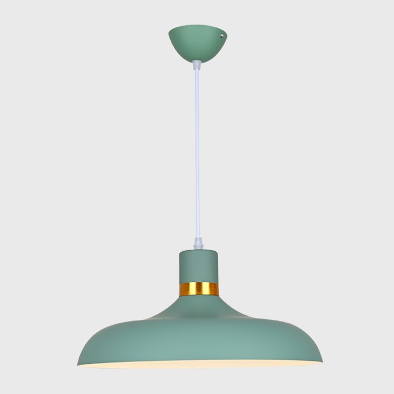 Plafond suspendu moderne en aluminium 1-Light Down Light pour salle à manger