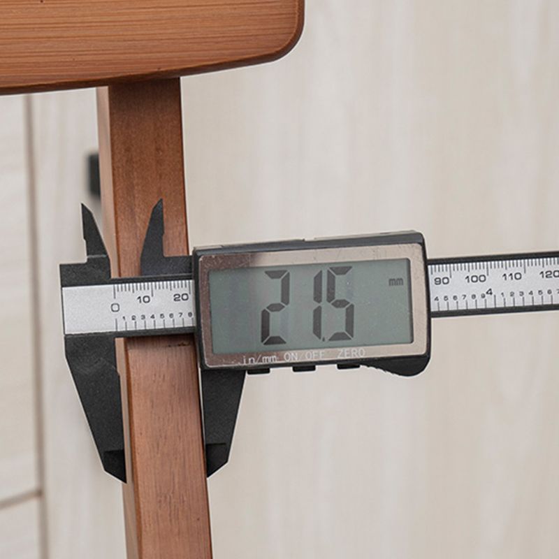 Modern Armless Foldable Counter Stool Wood Kitchen Bar Stool with Wooden Seat and Pedal