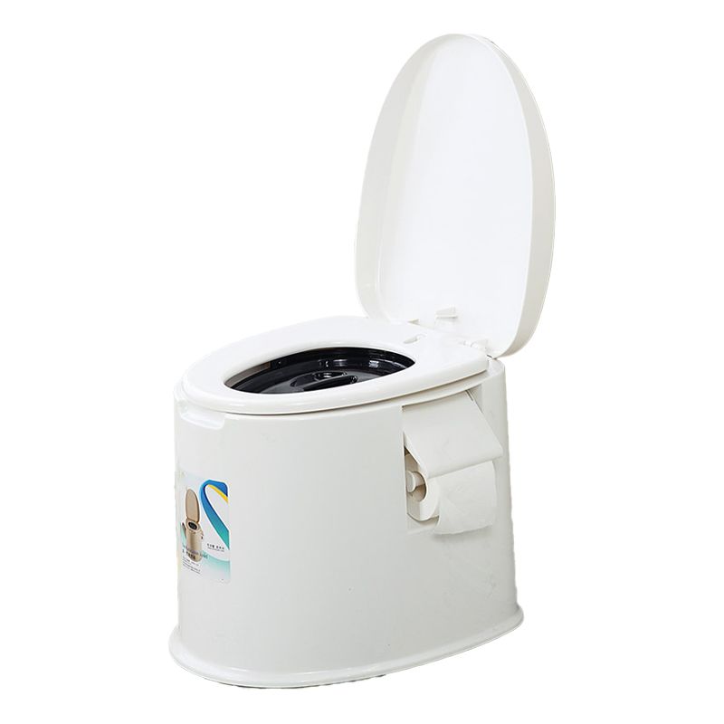 Contemporary Plastic Urine Toilet Floor Mounted Toilet Bowl with Seat for Washroom