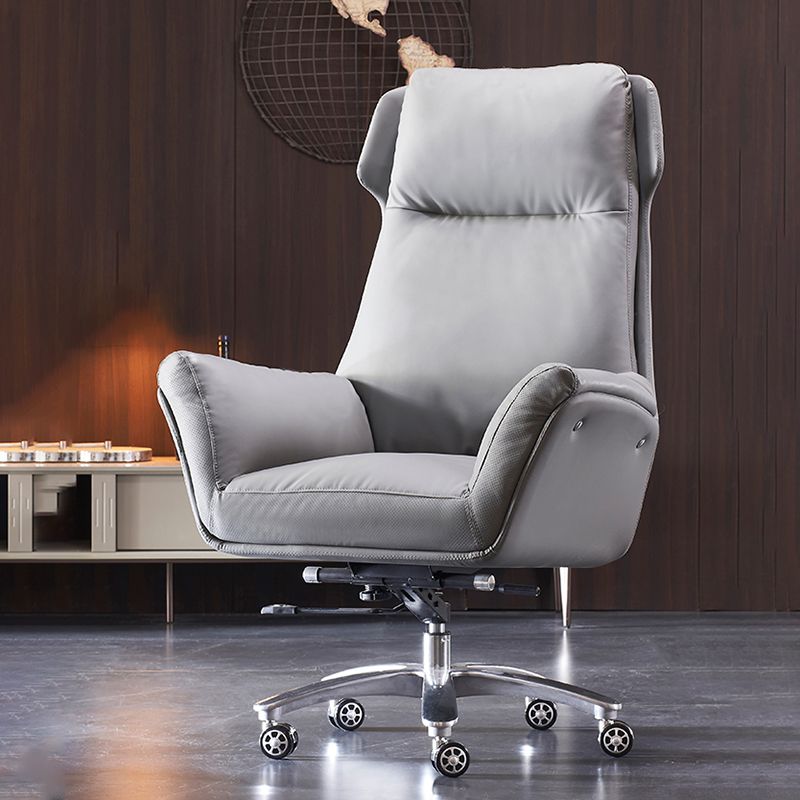 Modern Executive Swivel Office Chair High Back Armless Managers Chair