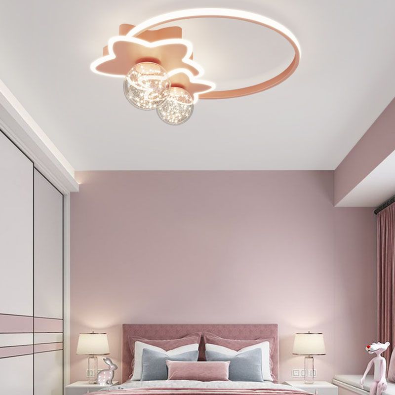 Luci geometriche da incasso Lampada moderna da incasso con paralume in vetro trasparente