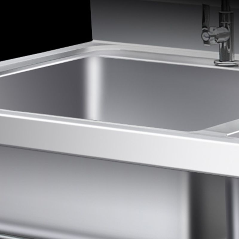 Classic Kitchen Sink Stainless Steel Workstation Sink with Faucet