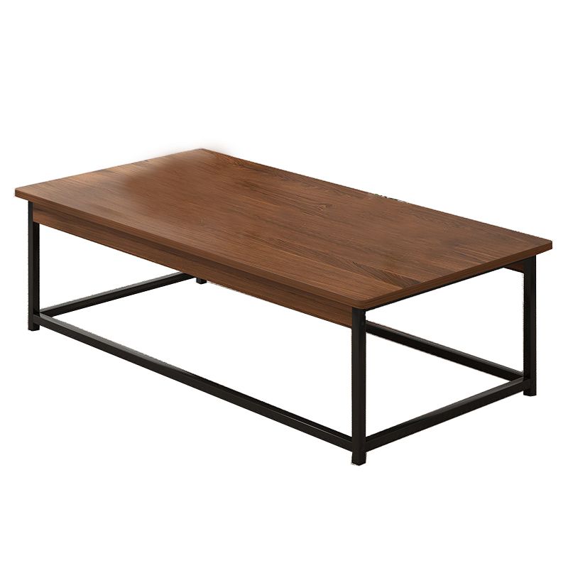16.54" Tall Contemporary Style Coffee Cocktail Table Metal Frame Coffee Table