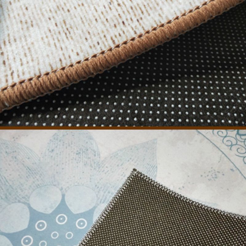 Simplicity Harlequin Printed Carpet Polyester Area Rug Stain Resistant Indoor Carpet for Living Room