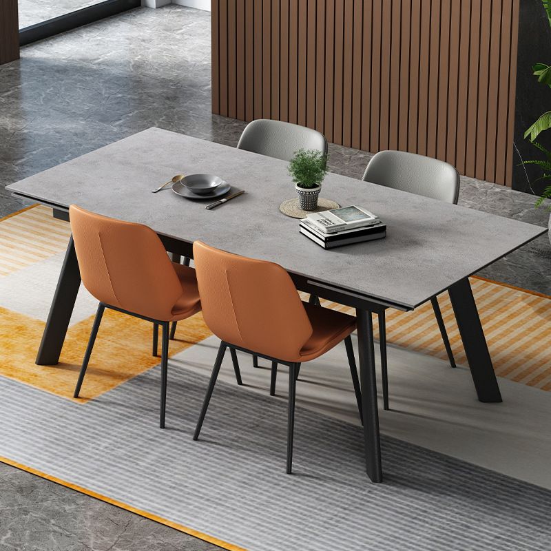 Rectangle Dining Table Modern Extendable Dining Table for Dining Room