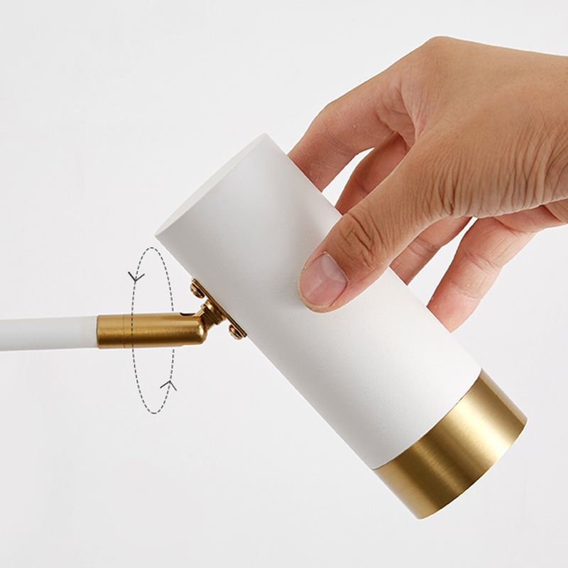 Nordic Style Metal Wall Light Swing Arm Wall Sconce for Bedroom