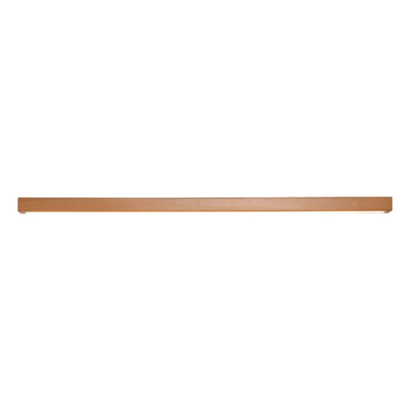 Wood Linear Wall Lighting Modern Style 1-Light Wall Mounted Light Fixture in Brown