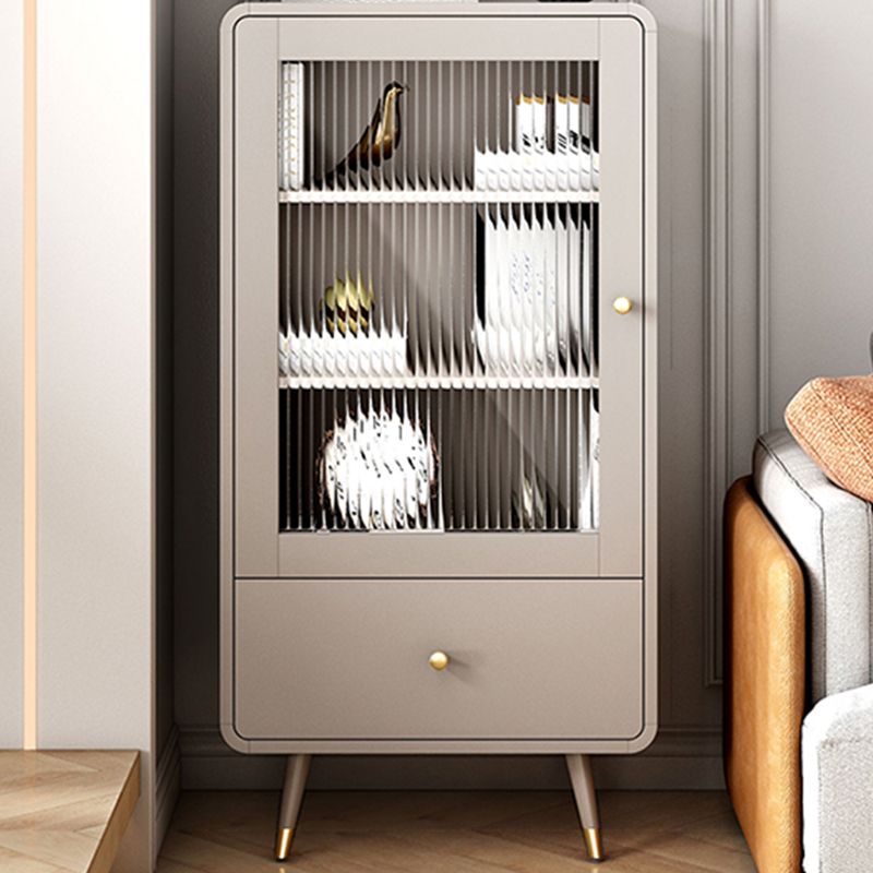 46.45'"Tall 1- Door Wooden Cabinet, Rectangle Accent Cabinet with Drawer