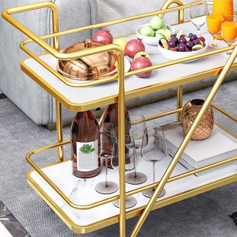 29.92" High Contemporary Rectangle Prep Table Rolling Metal Prep Table for Kitchen